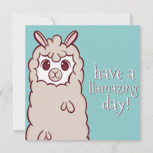 Llama Kerstkaart