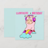 Llama Kerstkaart (Voorkant / Achterkant)