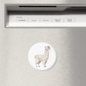 Llama Kerstlichten Robuuste Dierenliefhebber Alpac Magneet (Insitu (Vaatwasser))