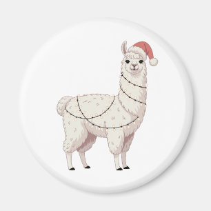 Llama Kerstlichten Robuuste Dierenliefhebber Alpac Magneet