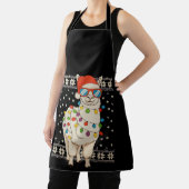 Llama Kerstverlichting Lelijke Kersttrui Vakantie Schort (Insitu)