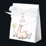 Llama Kids Birthday Party Bedankdoosjes<br><div class="desc">Cute Llama Birthday Party-cadeautassen die op je gebeurtenissenspecificaties kunnen worden afgestemd.</div>