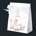 Llama Kids Birthday Party Bedankdoosjes<br><div class="desc">Cute Llama Birthday Party-cadeautassen die op je gebeurtenissenspecificaties kunnen worden afgestemd.</div>
