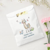 Llama Kids Birthday Party Bedankzakje (Gezegeld)