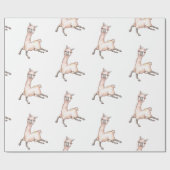 Llama Kids Birthday Party Cadeaupapier (Vlak)