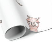 Llama Kids Birthday Party Cadeaupapier (Rol Hoek)