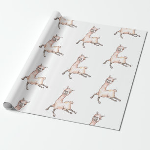 Llama Kids Verjaardagsfeestje Cadeaupapier