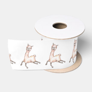 Llama Kids Verjaardagsfeestje Satijnen Lint
