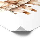 Llama kinderkamer Decor Schattige Llama Slaapkamer Poster (Hoek)