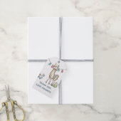Llama Kinderverjaardagsfeestje Cadeaulabel (Met Touw)