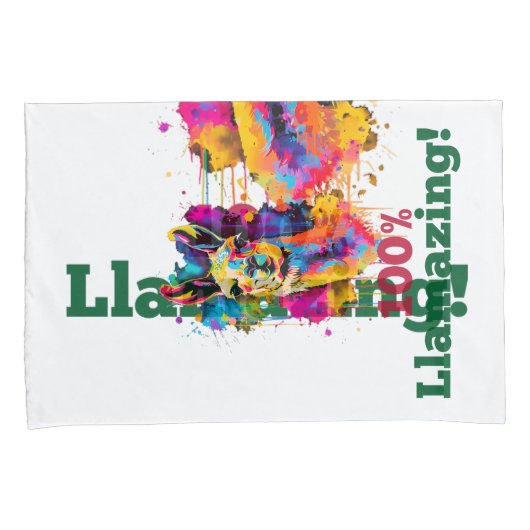 Llama Kussensloop (Voorkant-Rechts)