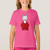 llama lama rode pajama shirt (Voorkant)