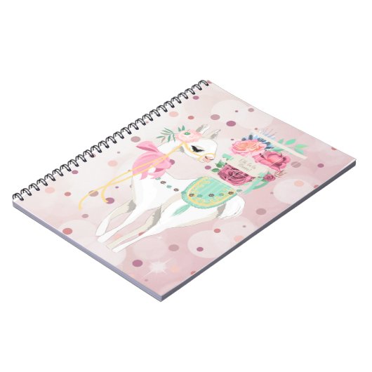 Llama-laptop Notitieboek (Linkerzijde)