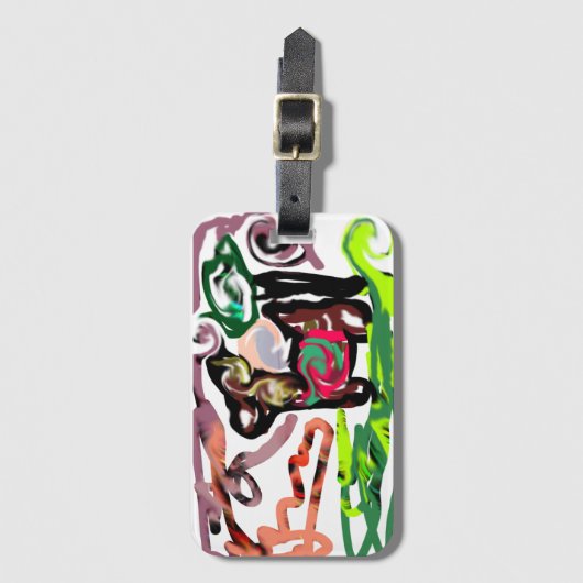 Llama Lazy Bagagelabel (Voorkant (verticaal))