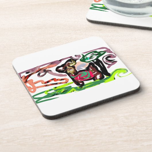 Llama Lazy Bier Onderzetter (Linkerzijde)