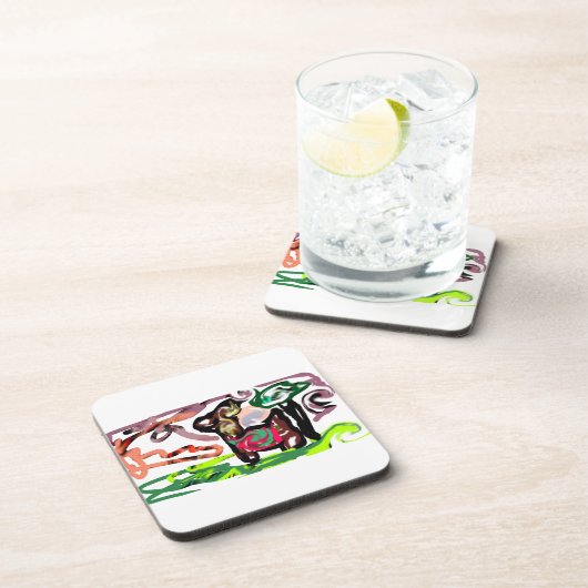 Llama Lazy Bier Onderzetter (Rechterzijde)