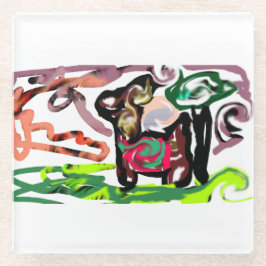 Llama Lazy Glazen Onderzetter