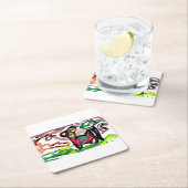 Llama Lazy Kartonnen Onderzetters (Insitu)