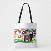 Llama Lazy Tote Bag (Voorkant)