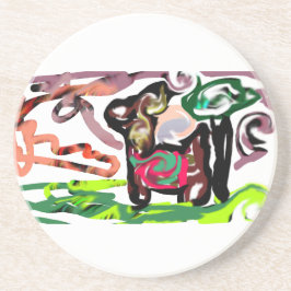 Llama Lazy Zandsteen Onderzetter