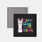 Llama-leraar in de vierde klas magneet (Voorkant / Achterkant)