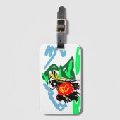 Llama leuk bagagelabel (Voorkant (verticaal))