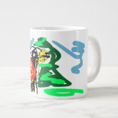 Llama leuk grote koffiekop (Voorkant rechts)