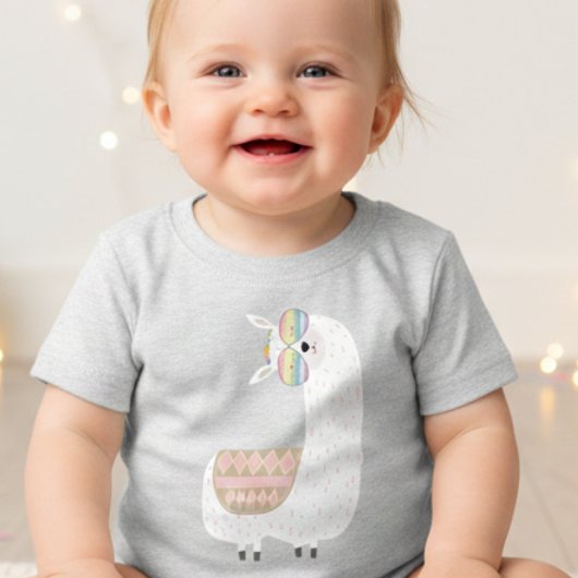 LLama leuk, kleurrijk pastelkleurig voor kinderen