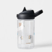 LLama leuk, kleurrijke kinderen  Waterfles (Links)