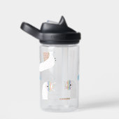 LLama leuk, kleurrijke kinderen  Waterfles (Rechts)