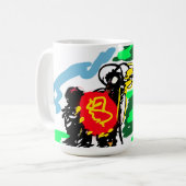 Llama leuk koffiemok (Voorkant links)