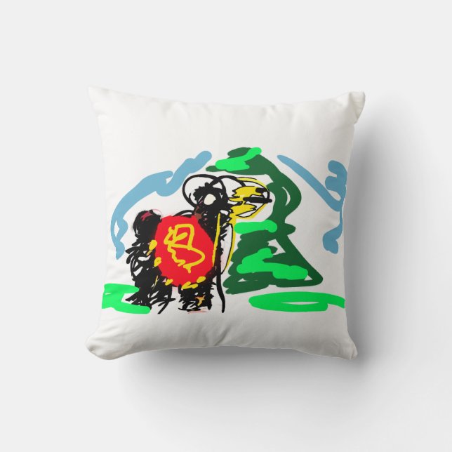 Llama leuk  kussen (Voorkant)