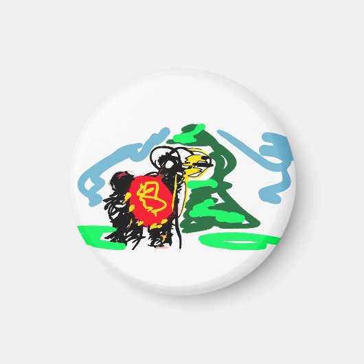 Llama leuk magneet (Voorkant)