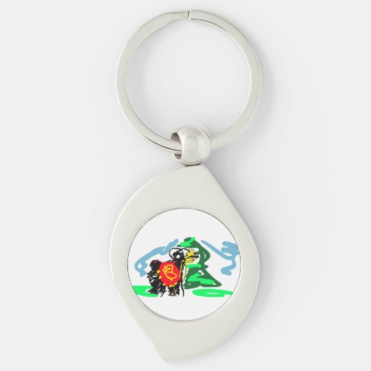 Llama leuk sleutelhanger (Voorkant)