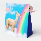 Llama Licking Rainbow Bedankdoosjes (Achterkant)