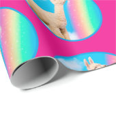 Llama Licking Rainbow Cadeaupapier (Rol Hoek)