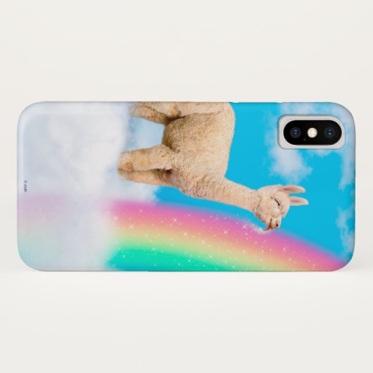 Llama Licking Rainbow Case-Mate iPhone Case (Achterkant (horizontaal))