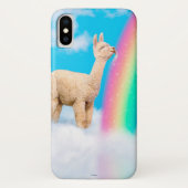 Llama Licking Rainbow Case-Mate iPhone Case (Achterkant)