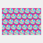 Llama Licking Rainbow Inpakpapier Vel (Voorkant)