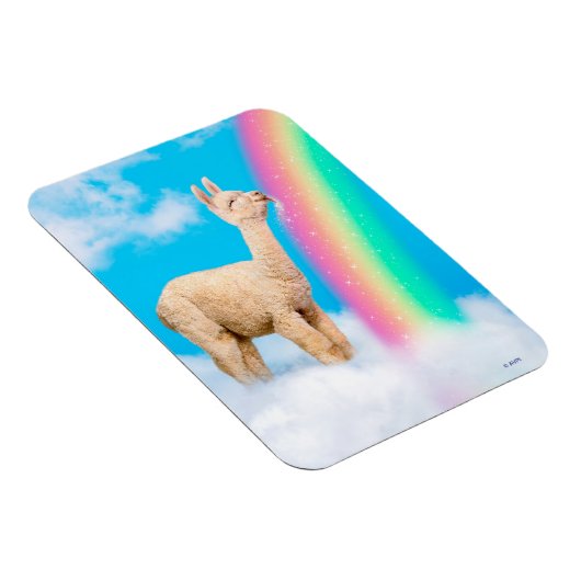 Llama Licking Rainbow Magneet (Rechterzijde)