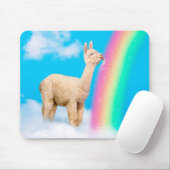 Llama Licking Rainbow Muismat (Met muis)
