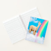 Llama Licking Rainbow Notitieboek (Binnen)