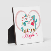 Llama Liefde  Fotoplaat (Voorkant)