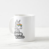 Llama: Liefde is Liefde Koffiemok (Voorkant links)