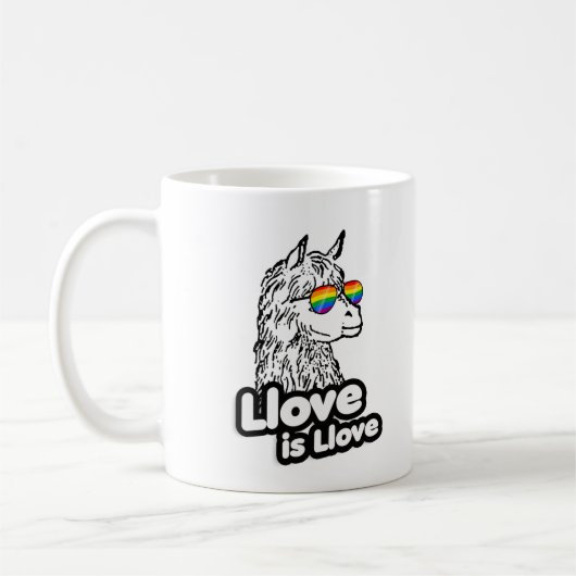 Llama: Liefde is Liefde Koffiemok (Links)
