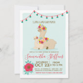 Llama Llama Baby Llama Baby shower Kaart (Voorkant)