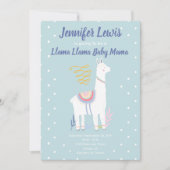 Llama Llama Baby Mama Baby shower Kaart (Voorkant)