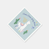 Llama Llama Baby Mama Baby shower Servet (Hoek)