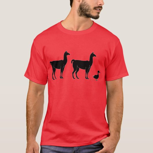 Llama, Llama, Duck T-shirt (Voorkant)
