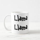 Llama Llama ...eend? Koffiemok (Links)